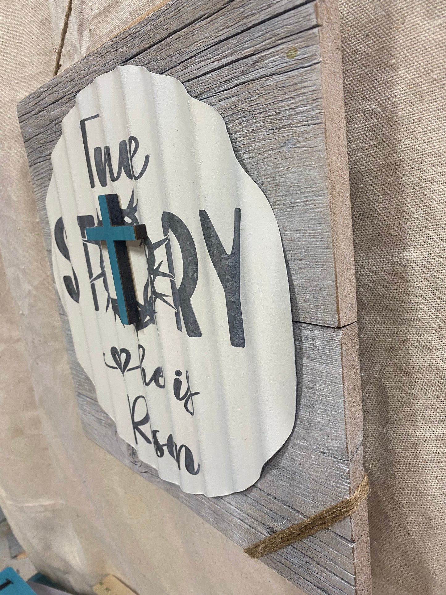 *True Story Easter Sign