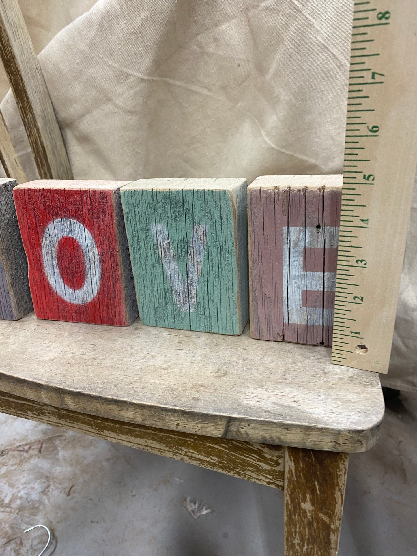 LLove Wood Block