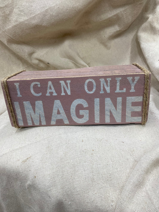 I Can Only Imagine Block(Vintage Blush)