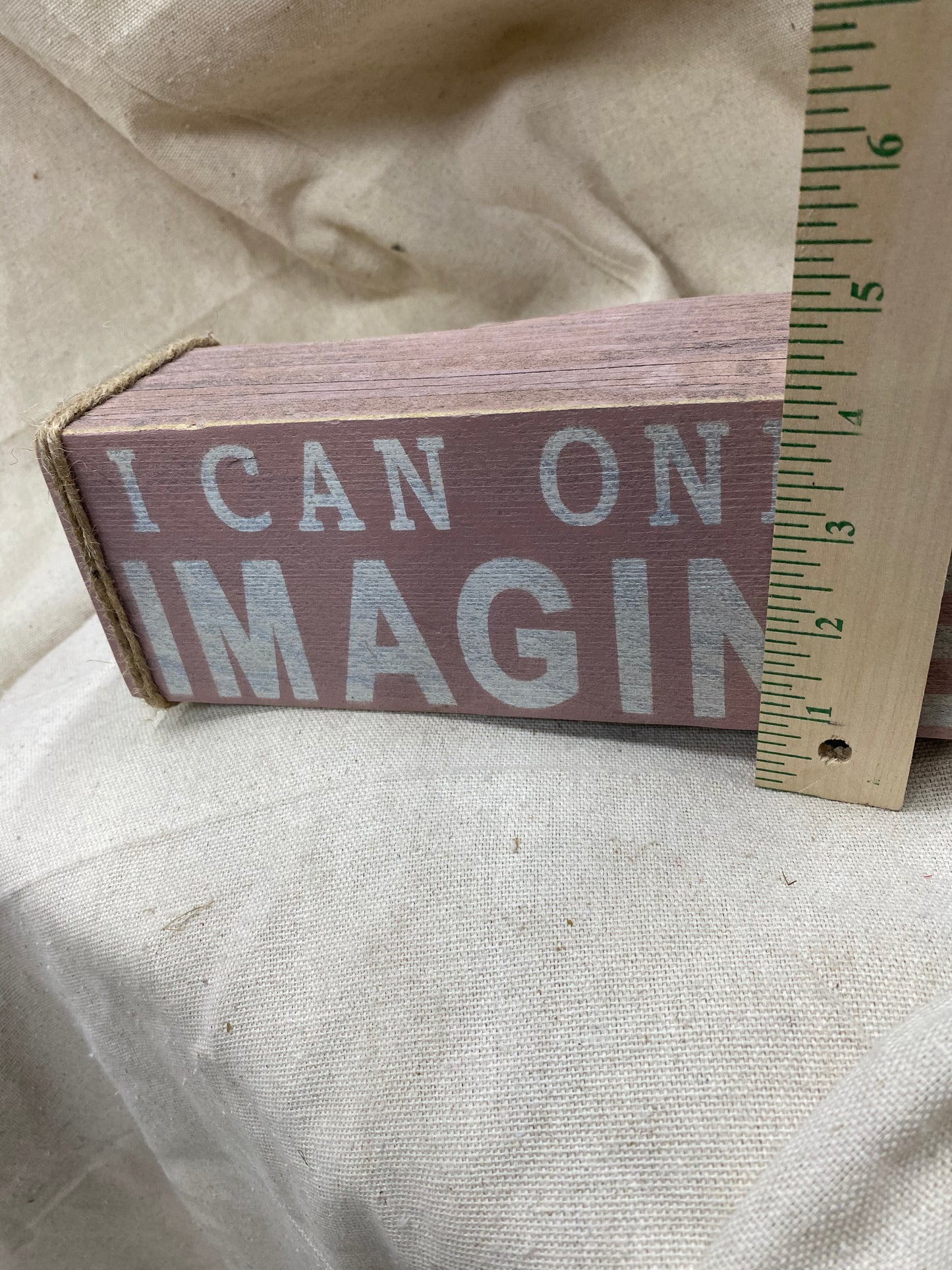 I Can Only Imagine Block(Vintage Blush)