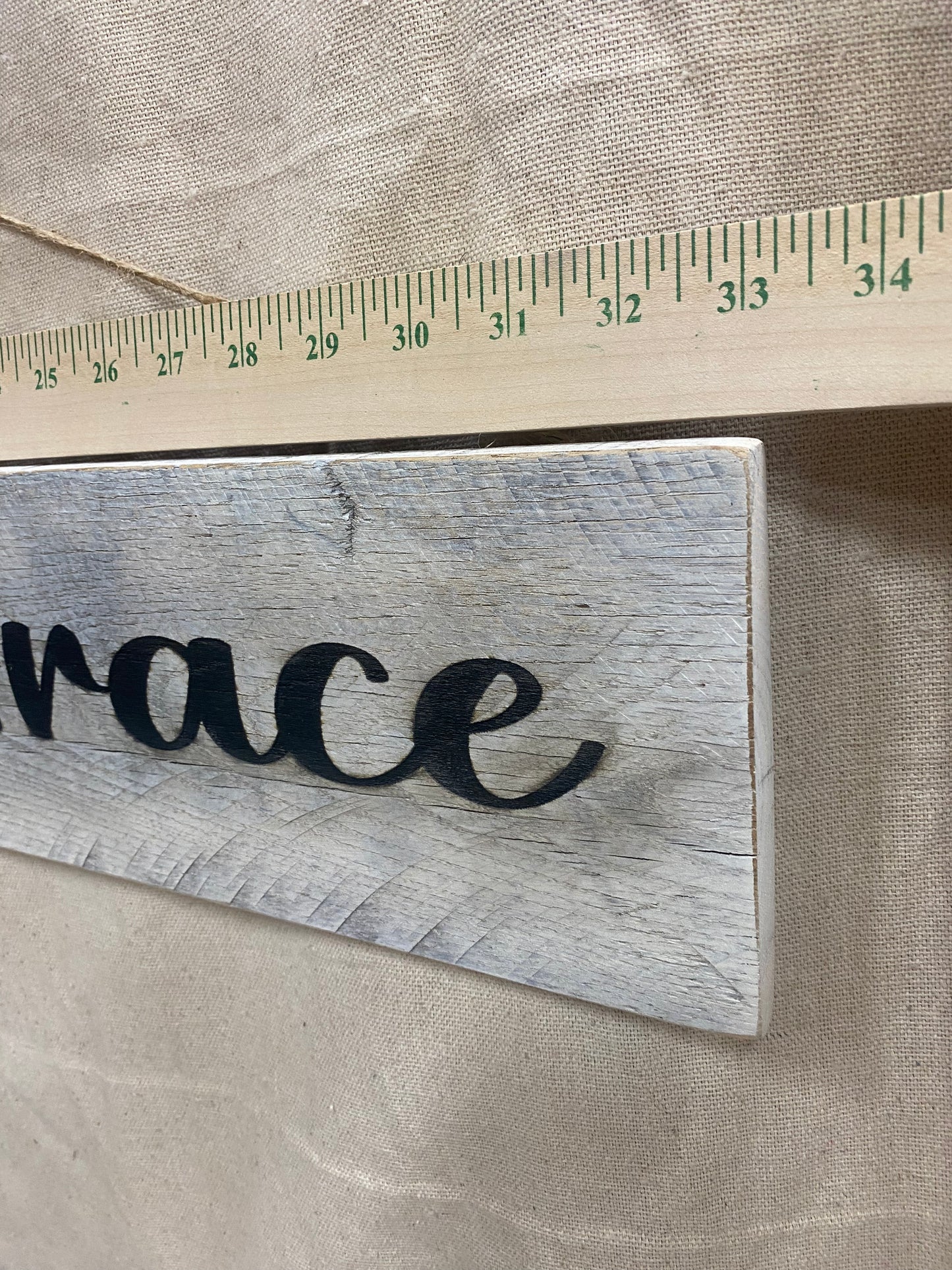 Amazing Grace Sign 33” x 6”